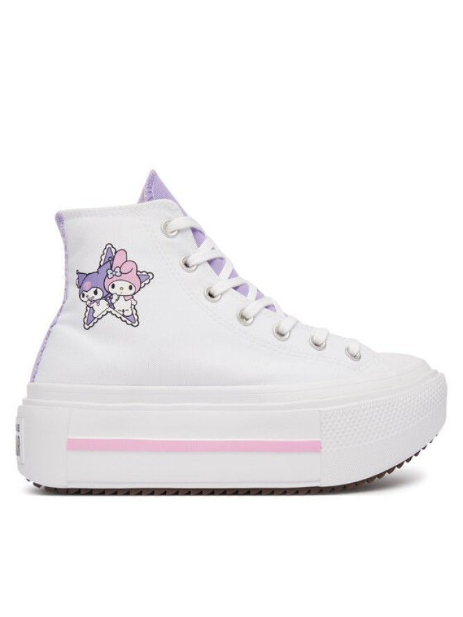 Converse Trampki Chuck Taylor All Star Lift Double Stack A21835C Biały