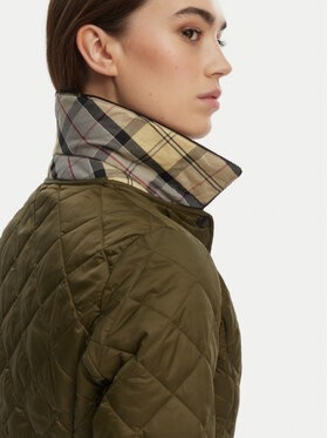 Barbour Kurtka przejściowa Deveron LQU1012OL51 Zielony Regular Fit
