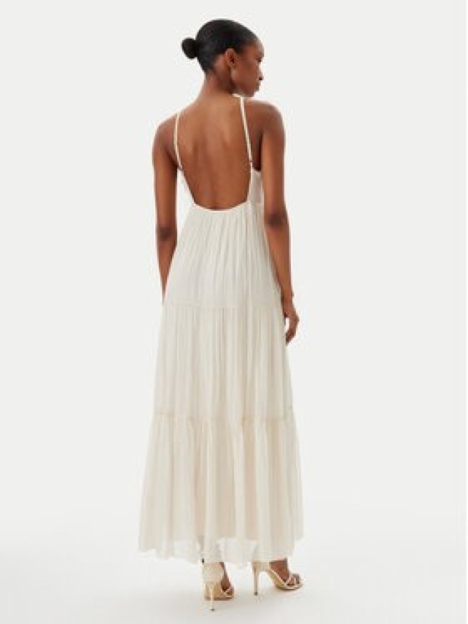 Haveone Sukienka letnia AFF-N011 Écru Loose Fit