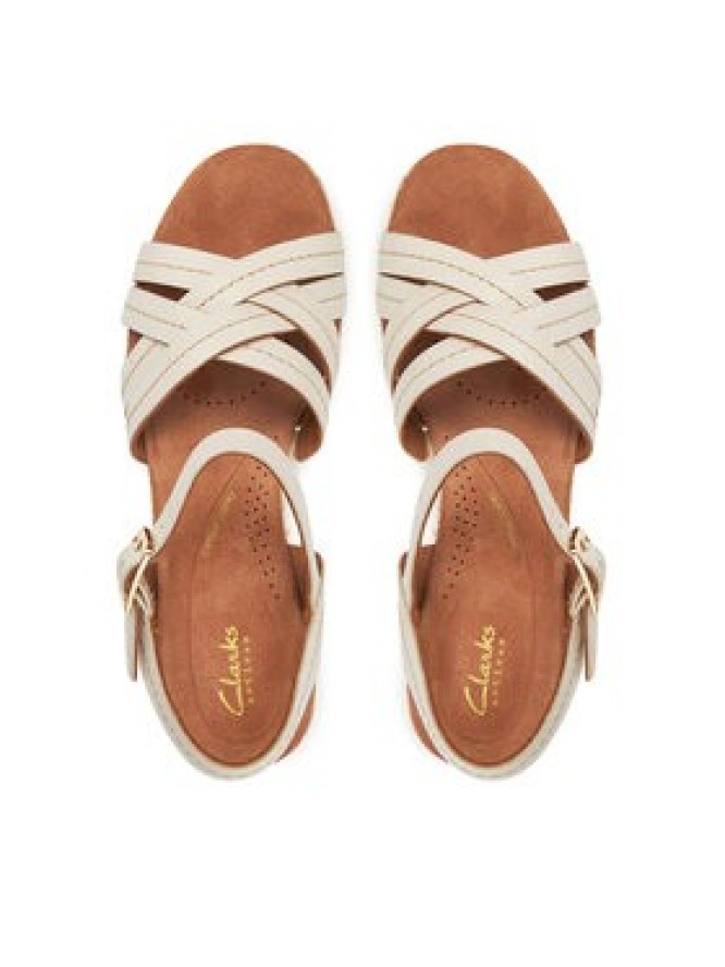 Clarks Espadryle Sabina Strap 26181464 Écru