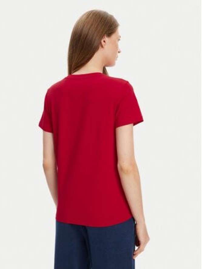 Guess Jeans T-Shirt W4YI10 J1314 Czerwony Regular Fit