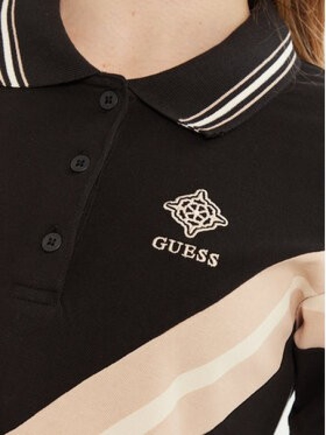 Guess Sukienka codzienna V5RK00 KCOK1 Czarny Regular Fit