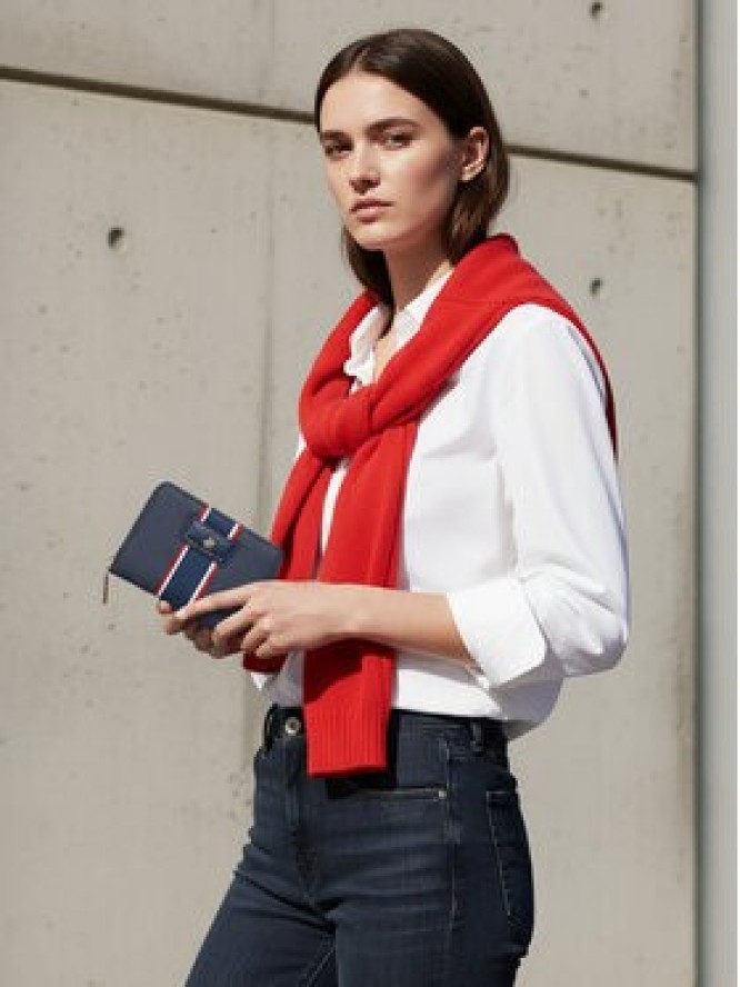 Beverly Hills Polo Club Portfel CEO-BHPC-W1-005-AW25 Granatowy