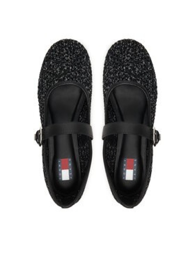 Tommy Jeans Baleriny Tjw Knitted Ballerina EN0EN03030 Czarny