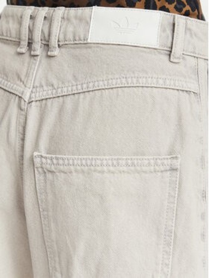adidas Jeansy KQ6475 Szary jasny Barrel Fit