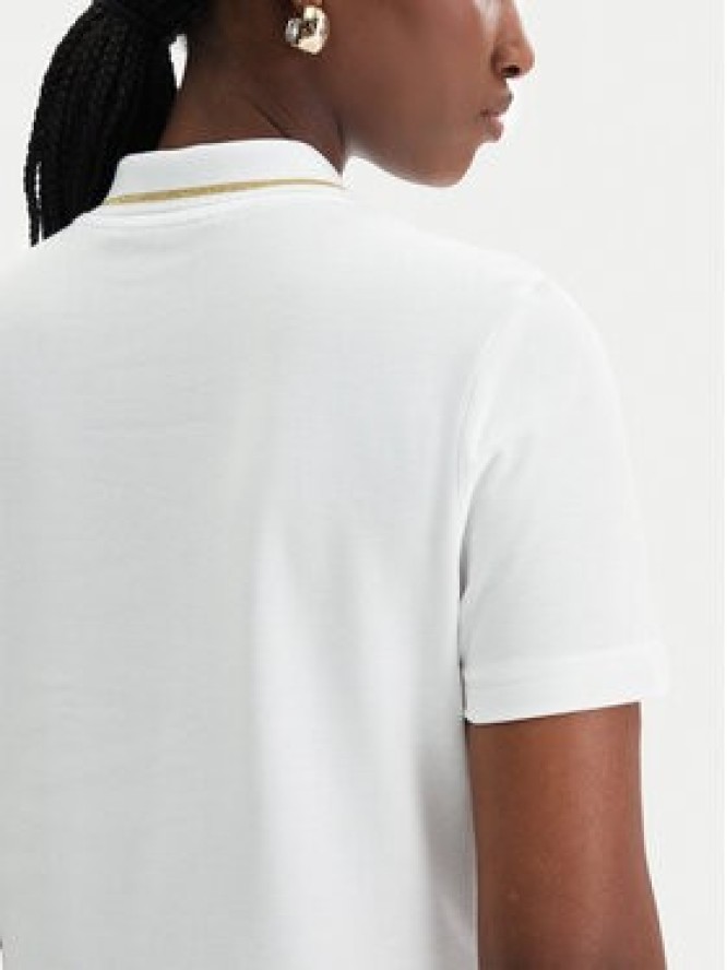 Versace Jeans Couture Polo 80HAGT02 CJ01T Biały Regular Fit