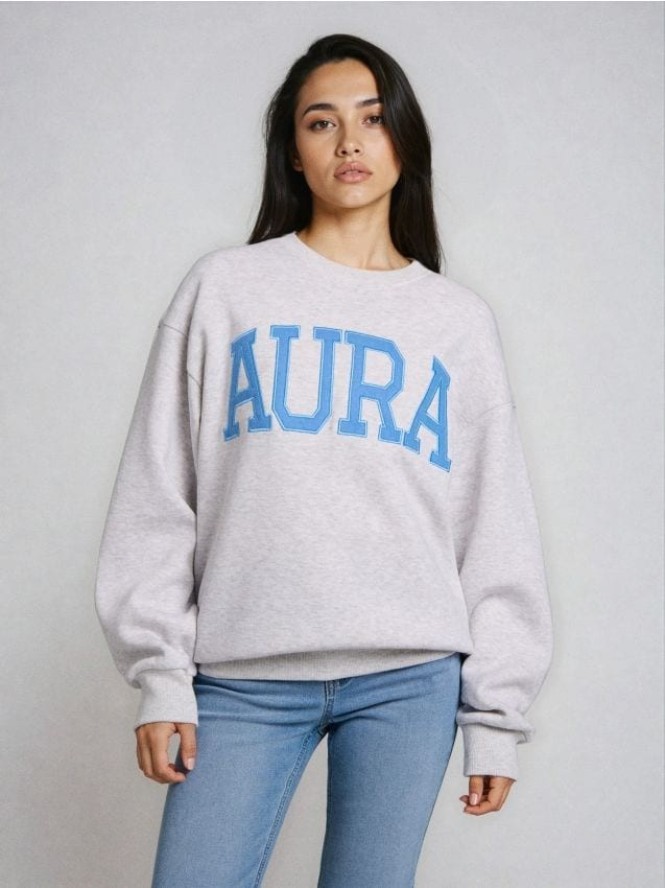 Bluza crewneck z nadrukiem - Inny