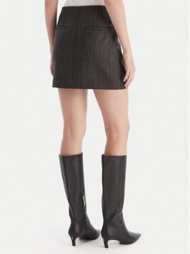 Marella Spódnica mini Litanie 2523106112 Szary Slim Fit