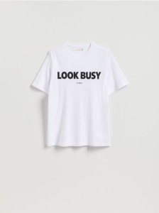 T-shirt z nadrukiem - biały