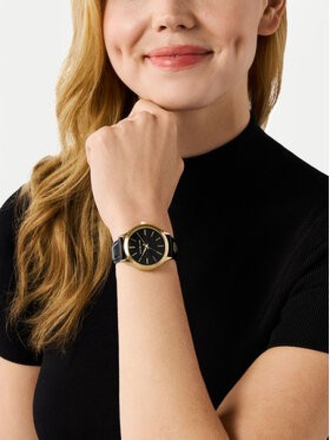 Michael Kors Zegarek Slim Runway MK7553 Czarny