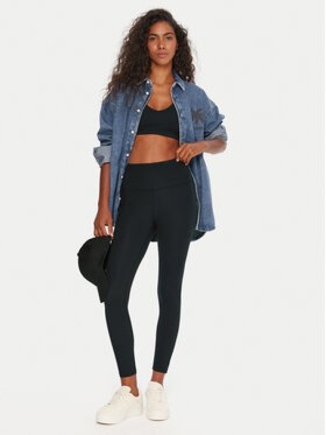 Roxy Legginsy Heart Into It Ankle ERJNP03690 Czarny Slim Fit