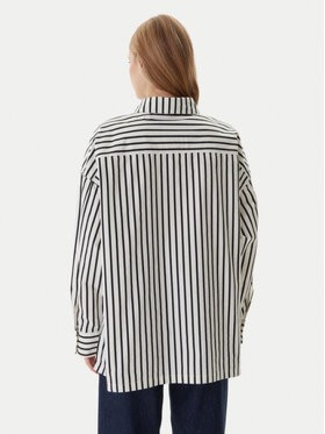 Mustang Koszula Salinas 1016729 Écru Oversize