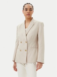 Tommy Hilfiger Marynarka WW0WW45466 Beżowy Regular Fit