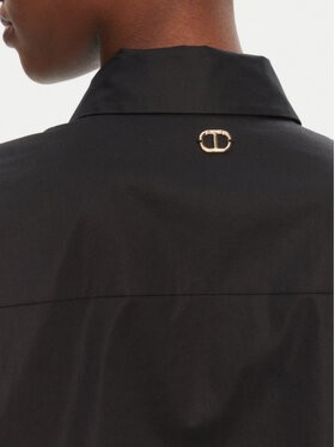 TWINSET Koszula 251TT2093 Czarny Loose Fit