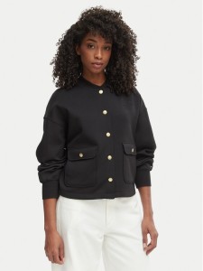 Tommy Hilfiger Kurtka przejściowa WW0WW48730 Czarny Relaxed Fit