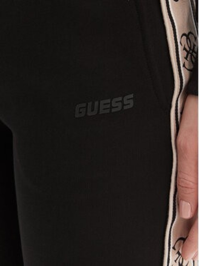 Guess Spodnie dresowe Britney V2YB15 KB3P2 Czarny Regular Fit