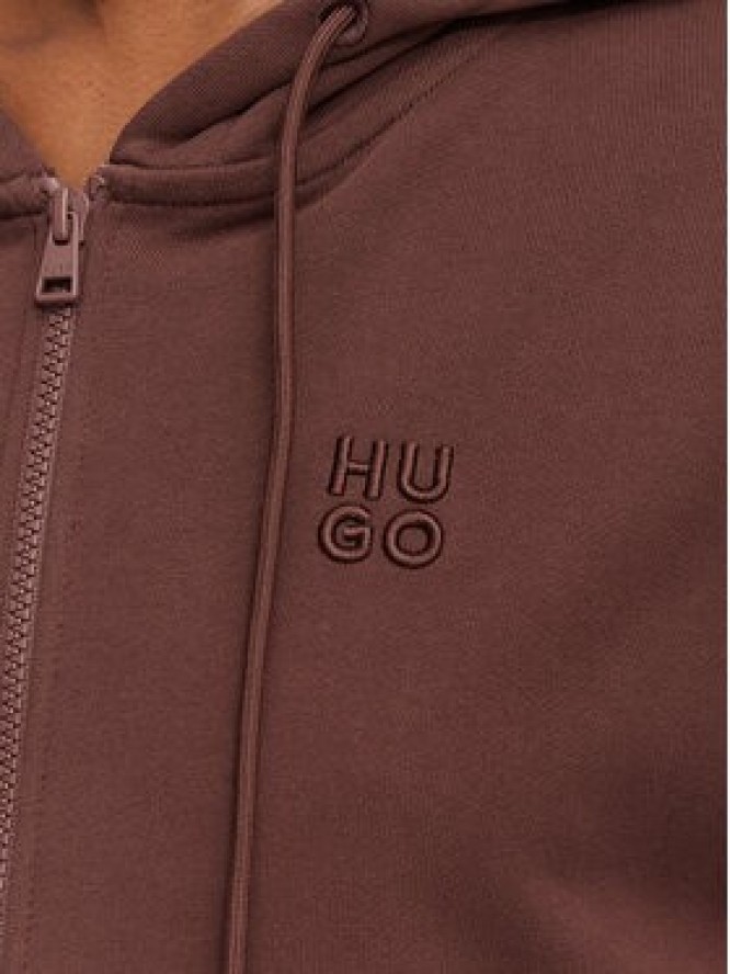 HUGO Bluza Dalfine 50535240 Brązowy Regular Fit