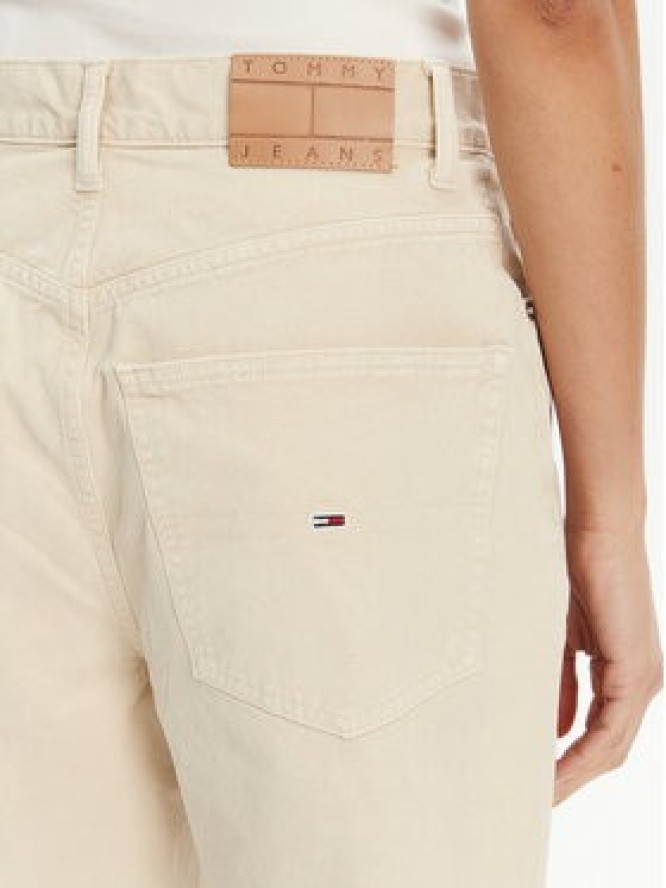 Tommy Jeans Bermudy DW0DW21646 Beżowy Regular Fit