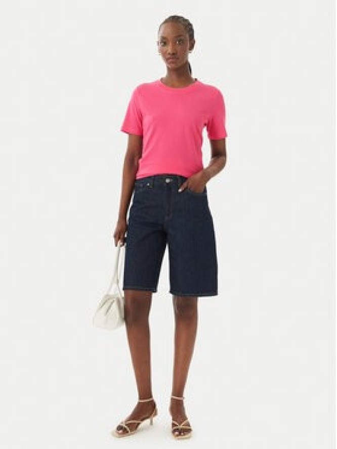 Vero Moda T-Shirt Paulina 10316991 Różowy Regular Fit