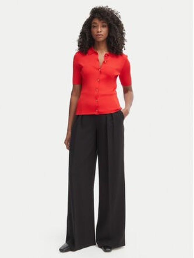 Tommy Hilfiger Kardigan WW0WW48482 Czerwony Slim Fit