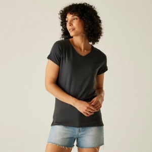 Damska koszulka v-neck Regatta Elkie