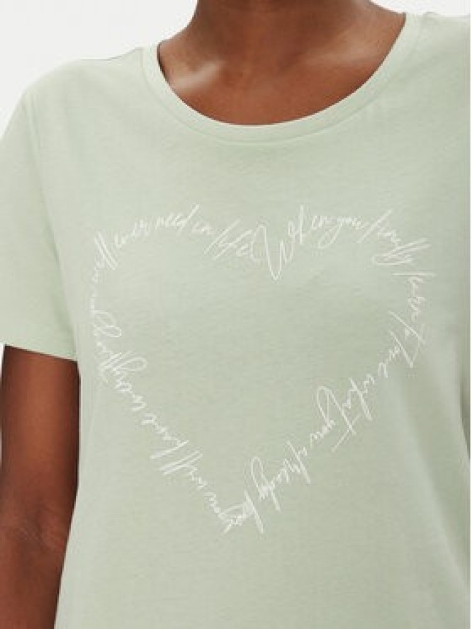 Fransa T-Shirt 20615482 Zielony Regular Fit