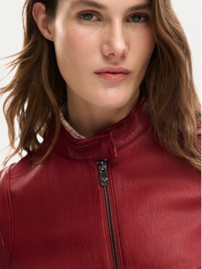 Desigual Kurtka z imitacji skóry Ariel 26SWEW09 Czerwony Regular Fit