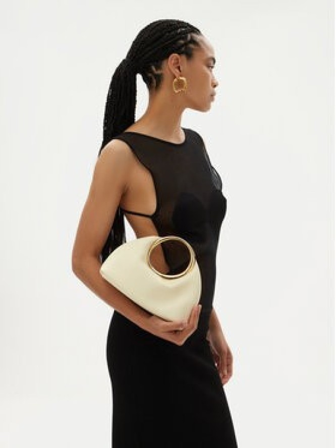 JACQUEMUS Torebka Mini ring handbag 241BA395 Écru