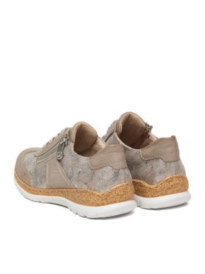 Rieker Półbuty N4221-90 Beżowy