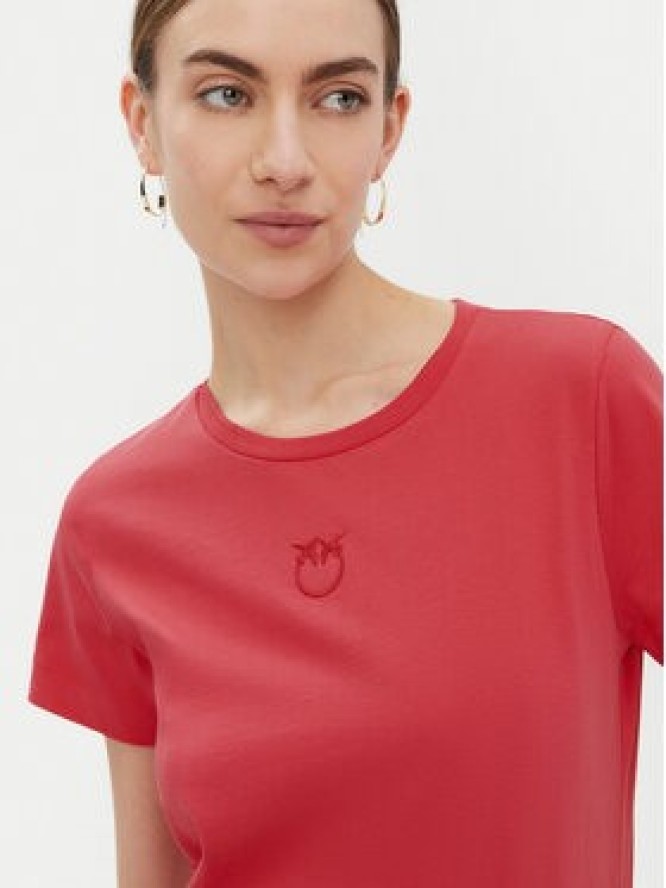 PINKO T-Shirt 100355 A2HN Czerwony Regular Fit