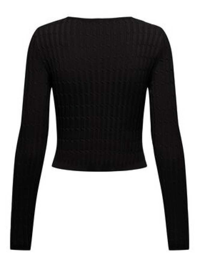 ONLY Sweter Meddi 15339582 Czarny Cropped Fit