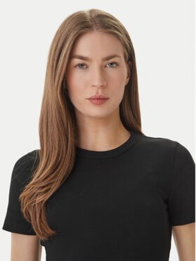 ONLY T-Shirt Val 15339774 Czarny Slim Fit