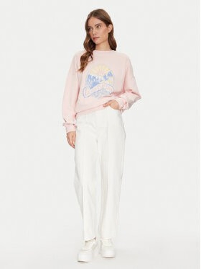 Guess Bluza W5GQ16 K68I4 Różowy Regular Fit