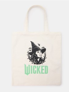 Torebka tote z nadrukiem Wicked - kremowy