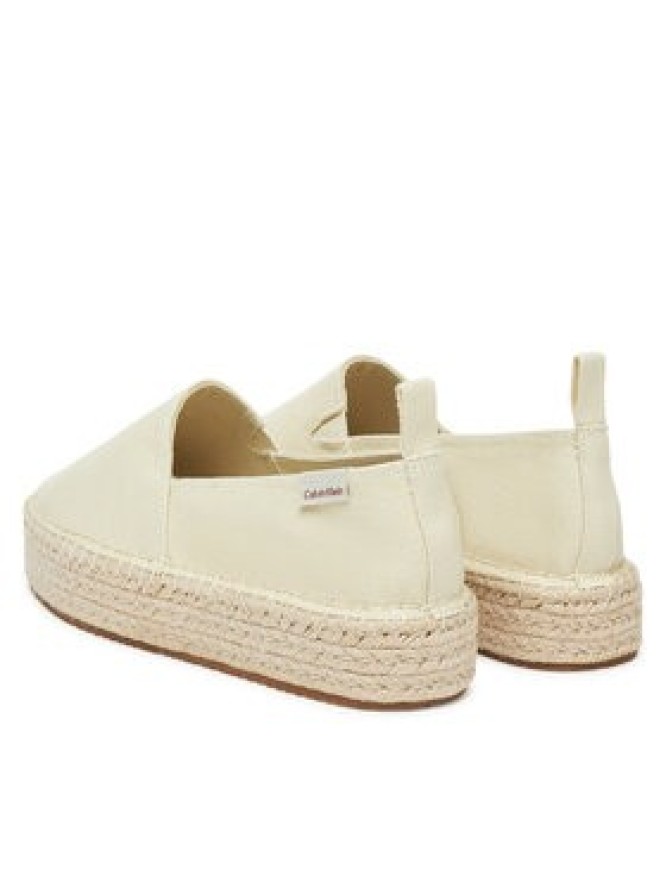 Calvin Klein Jeans Espadryle Platform Espadrille Ml Cs YW0YW01871 Beżowy