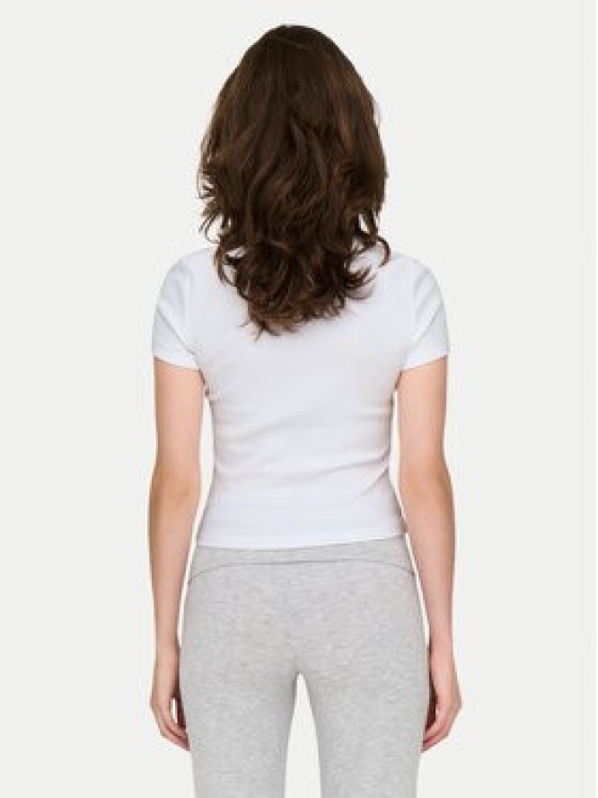 ONLY T-Shirt Val 15339774 Biały Slim Fit