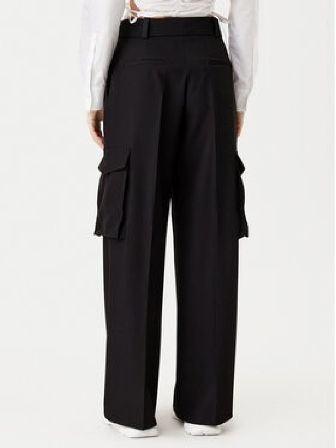 HUGO Spodnie materiałowe Hubike 50530970 Czarny Wide Leg