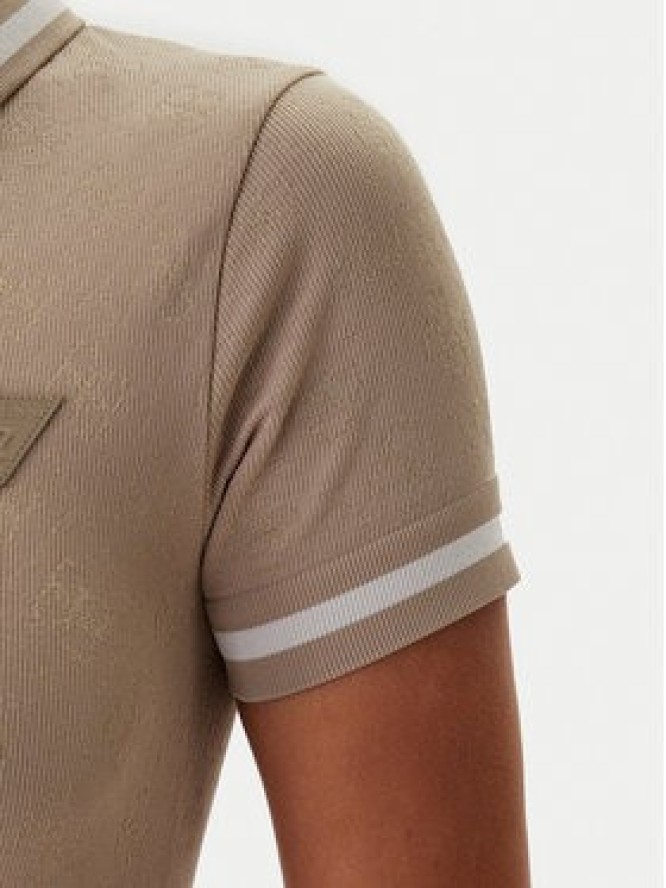 Guess Sukienka codzienna V6RK02 Z4692 Beżowy Slim Fit