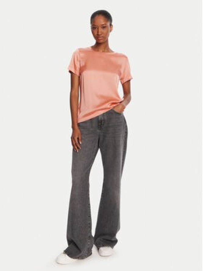 ViCOLO T-Shirt TB0040 Pomarańczowy Regular Fit