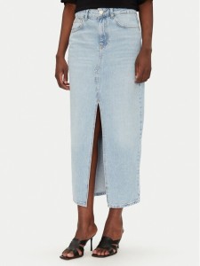 Liu Jo Spódnica jeansowa UA5188 D4854 78840 Niebieski Regular Fit