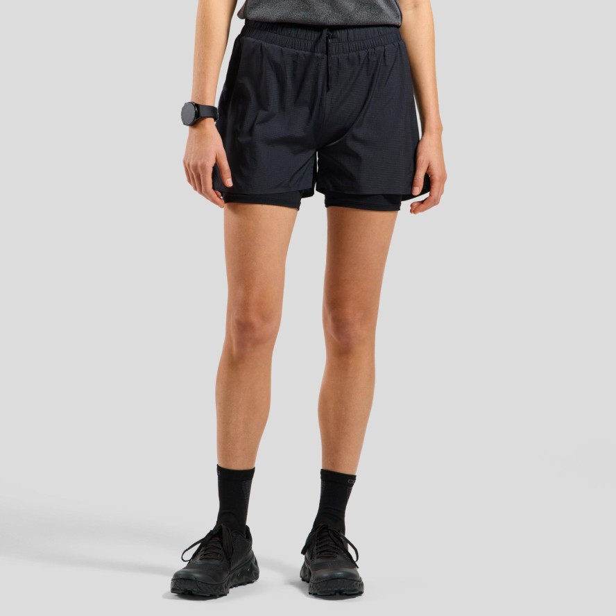 Spodenki damskie Odlo ZEROWEIGHT 3 INCH 2-in-1 short
