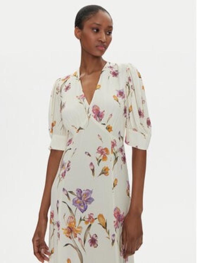 TWINSET Sukienka letnia 251TP2770 Écru Slim Fit