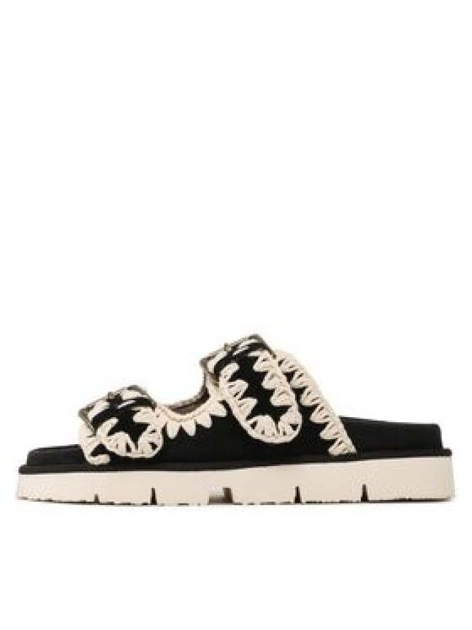 Mou Klapki New Bio With Buckles SW461005A Czarny