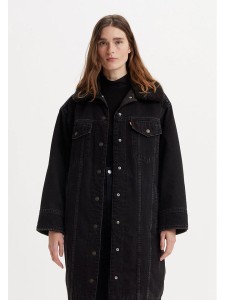 Levi's Płaszcz dżinsowy w kolorze czarnym rozmiar: S