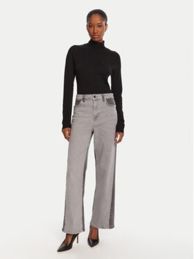 LOLA CASADEMUNT Jeansy LF2514015 Szary Wide Leg