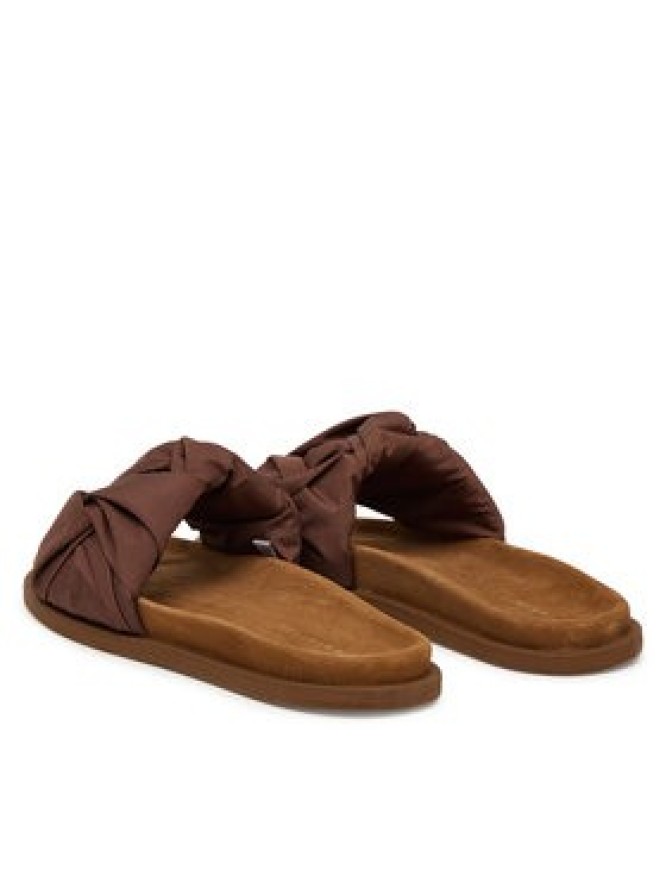 Inuikii Klapki Fjord Flower 1004.003.0122 Brązowy ciemny