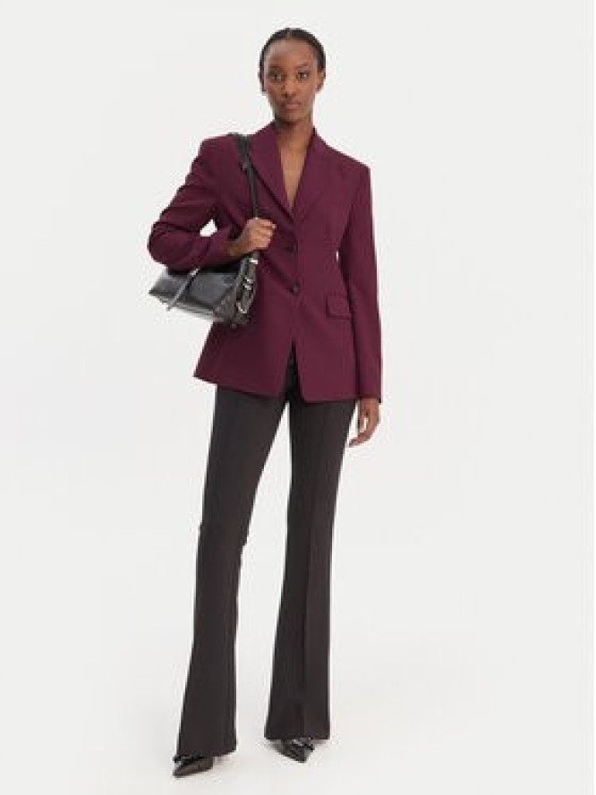 HUGO Marynarka Asmalla-1 50533901 Fioletowy Slim Fit