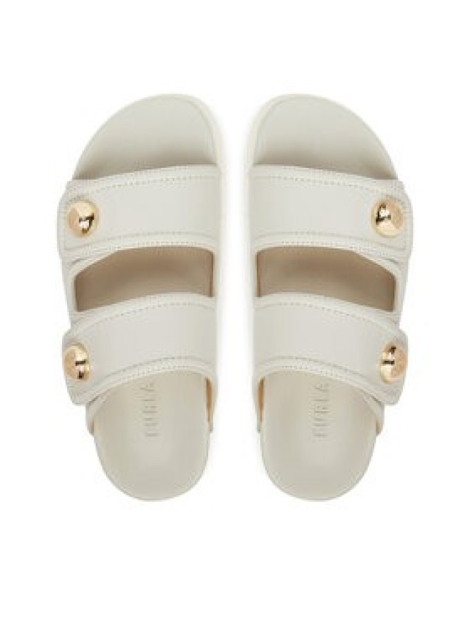 Furla Klapki Sfera YJ54SFE Y62000 1704S Écru