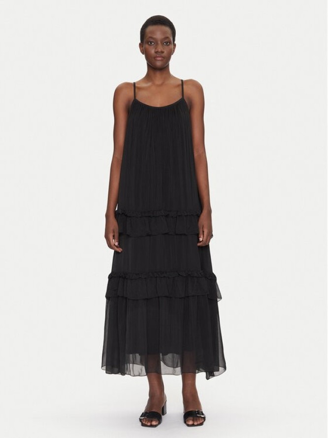 Dixie Sukienka letnia A207W018A Czarny Regular Fit