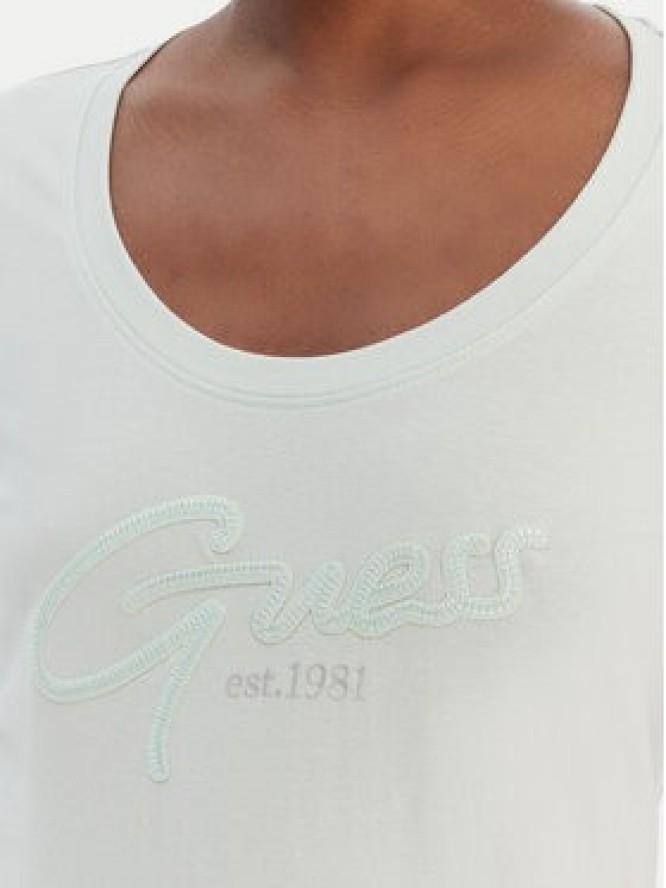 Guess T-Shirt W6GI14 K3033 Zielony Regular Fit
